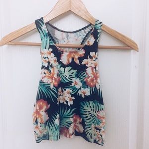 floral crop top from VS Pink